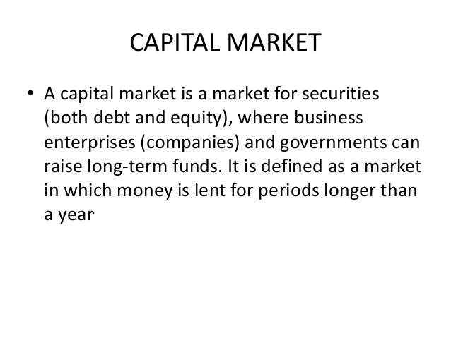 capital market definition