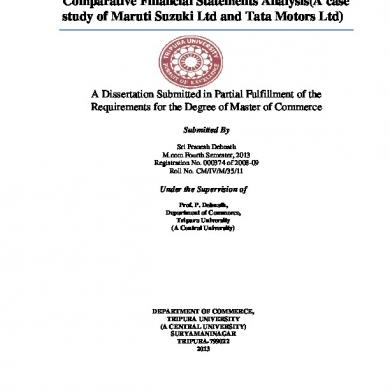 comparative financial statements