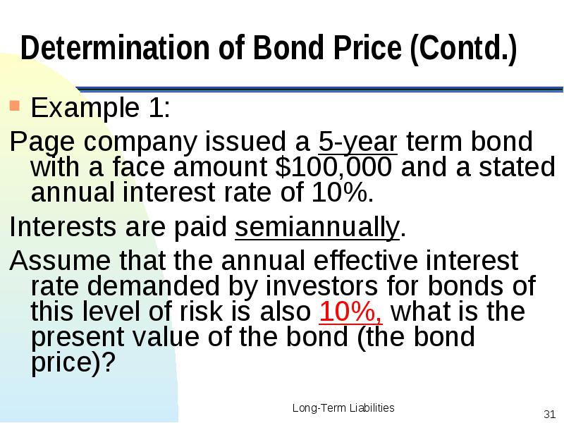 bond interests